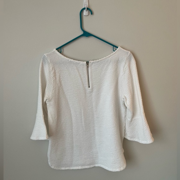 White Textured Top - Picture 2 of 3